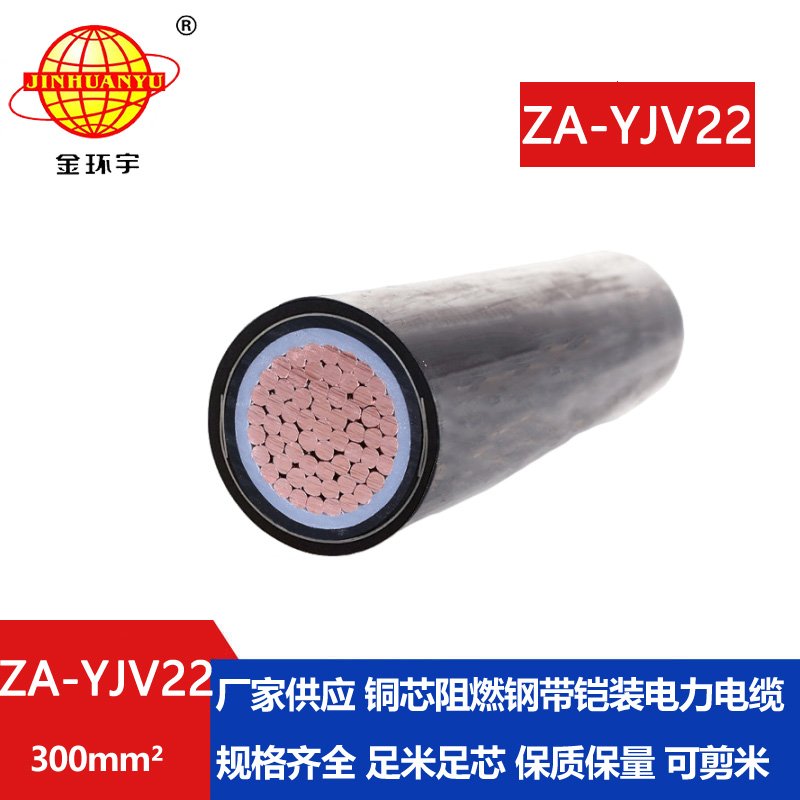 金環(huán)宇電纜 深圳電纜廠(chǎng) ZA-YJV22-300平方阻燃鎧裝電